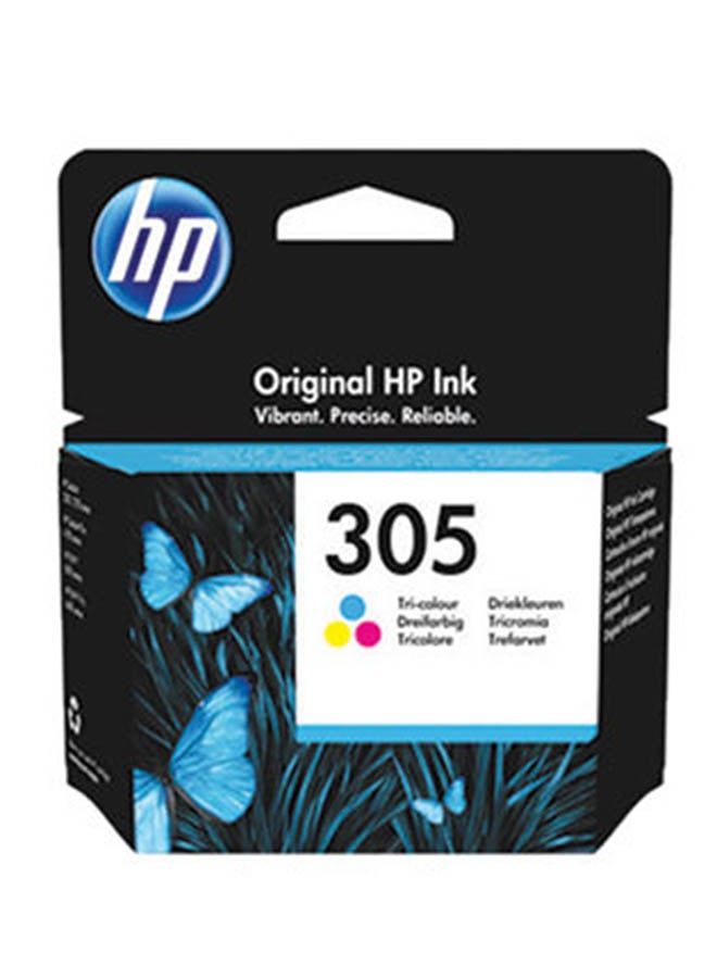 HP - 305 Black Original Ink Cartridge Black (1) + HP 305 Tri-color Original Ink Cartridge(1) (3YM61AE/3YM60AE) | Works with HP DeskJet 2700, 2730, 4100 Printers Black/Multicolor - Image 1
