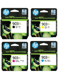 HP 4-Piece Original 903XL High Yield Ink Cartridge Muiticolour  - Image 1