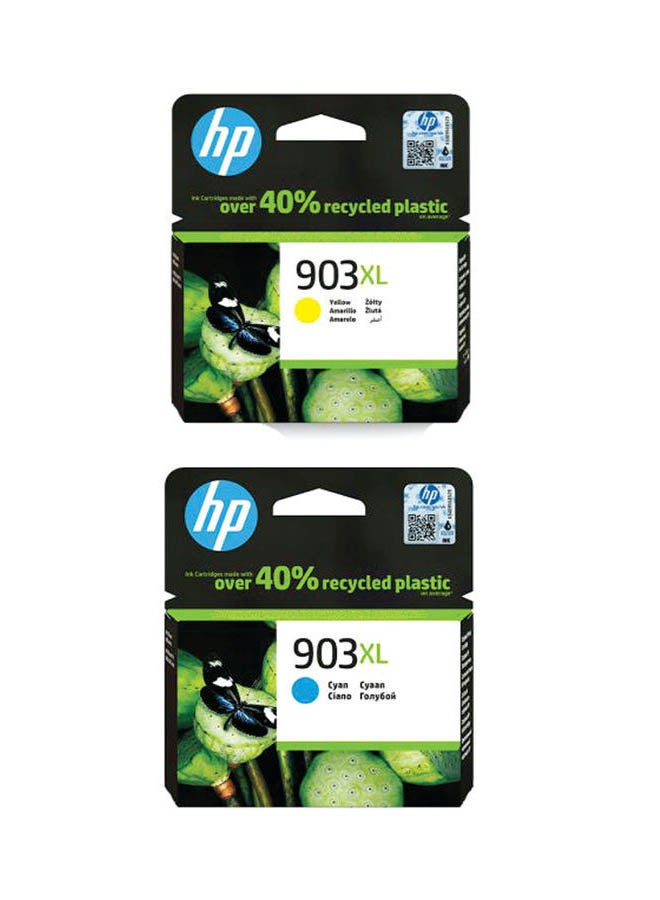 HP - 4-Piece Original 903XL High Yield Ink Cartridge Muiticolour - Image 1