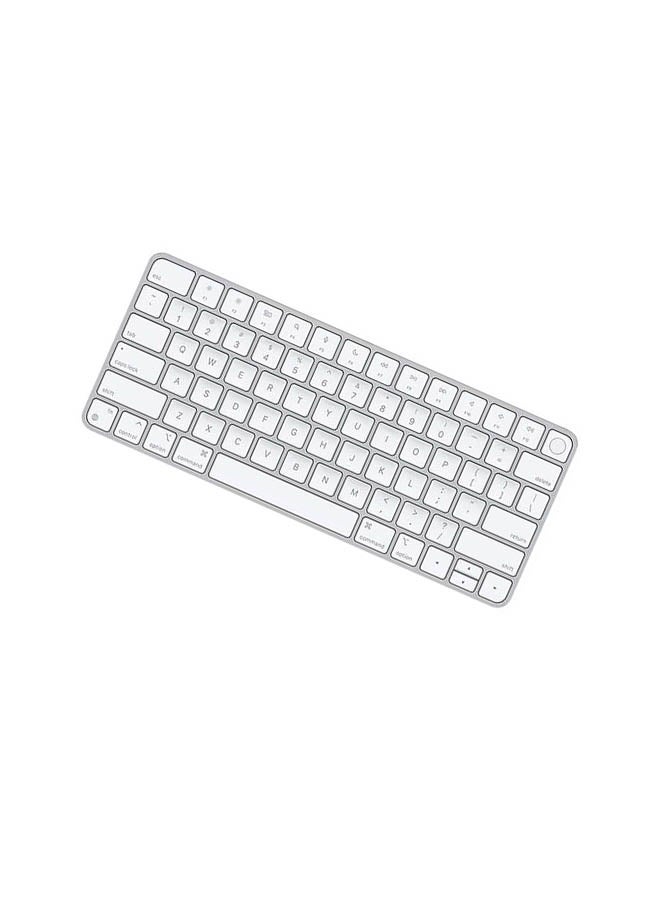 Apple - Magic Keyboard with Touch ID (for Mac computers with silicon) - US English Silver - Image 1