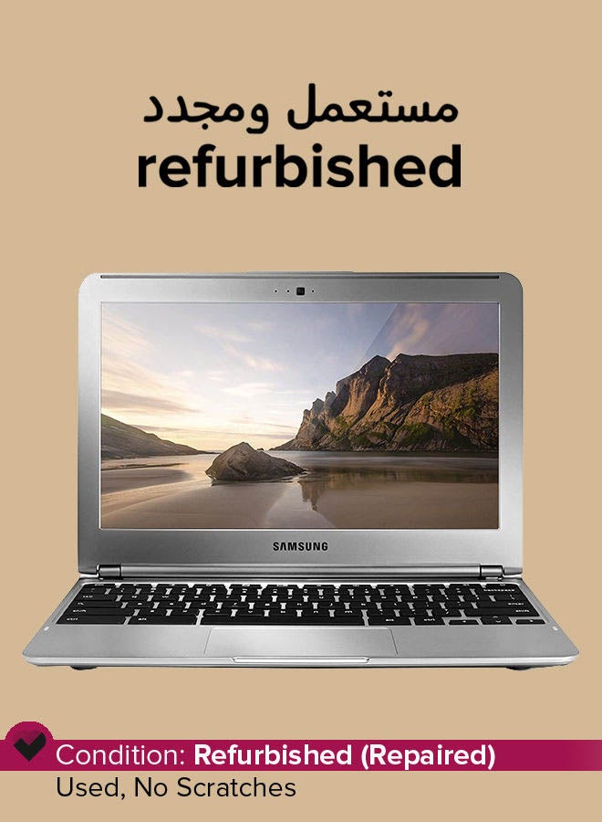 سامسونج - مستعمل ومجدد - لابتوب 303C XE303C12 إصدار عام 2013 بشاشة مقاس 11.6 بوصة، معالج سامسونج إكسينوس / يدعم تقنية الجيل الخامس / ذاكرة رام سعة 2 جيجابايت / وذاكرة داخلية سعة 16 جيجابايت eMMC / بطاقة رسومات مدمجة اللغة الإنجليزية فضي - Image 1