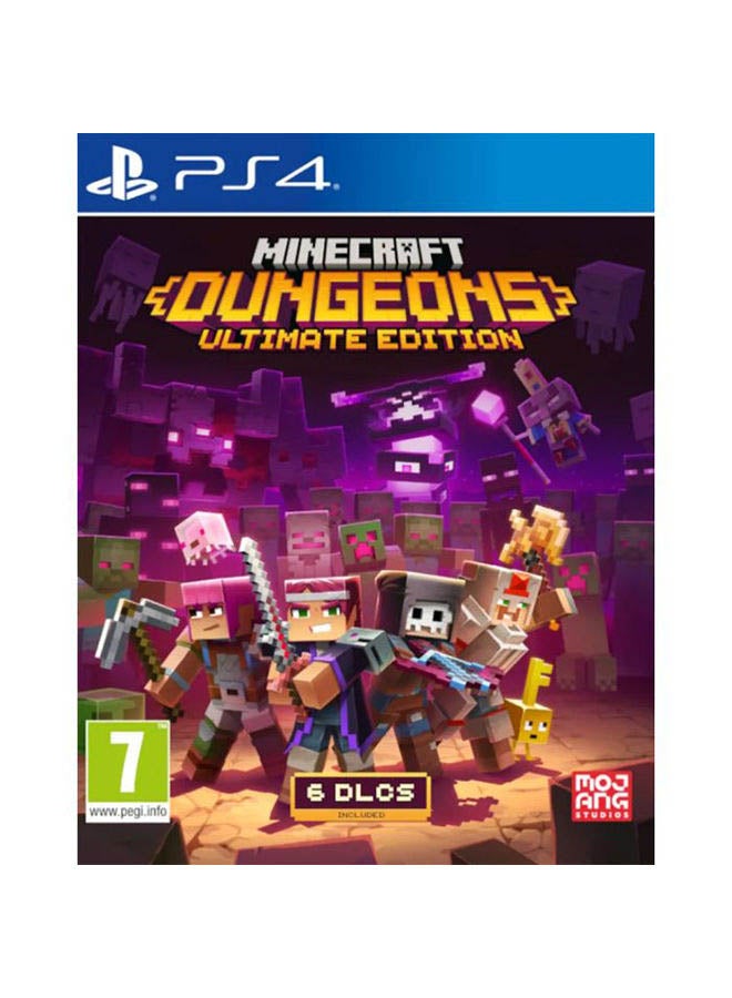 MOJANG Minecraft Dungeons Ultimate Edition  - (Intl Version) - Adventure - PlayStation 4 (PS4)  - Image 1