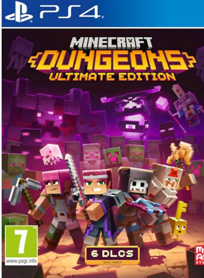 Minecraft Dungeons Ultimate Edition  - (Intl Version) - Adventure - PlayStation 4 (PS4) - v1659533533/N51568384A_2