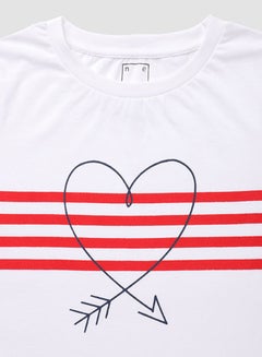 NEON Boys Crew Neck Short Sleeve T-Shirt Pure White  - Image 3