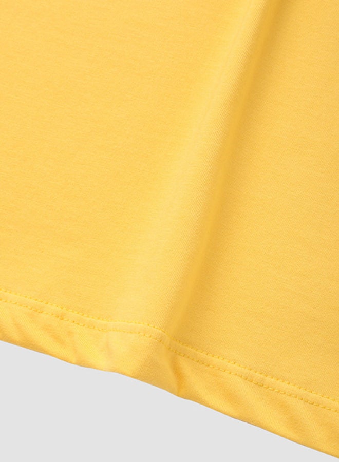 NEON Boys Crew Neck Short Sleeve T-Shirt Yellow  - Image 4