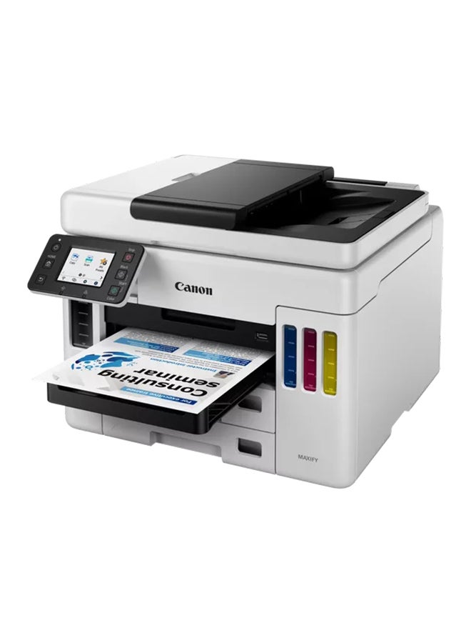 Canon - Wi-Fi Ethernet Print Copy Scan And Cloud Printer White - Image 1