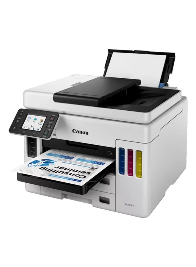 Canon - Wi-Fi Ethernet Print Copy Scan And Cloud Printer White - Image 1