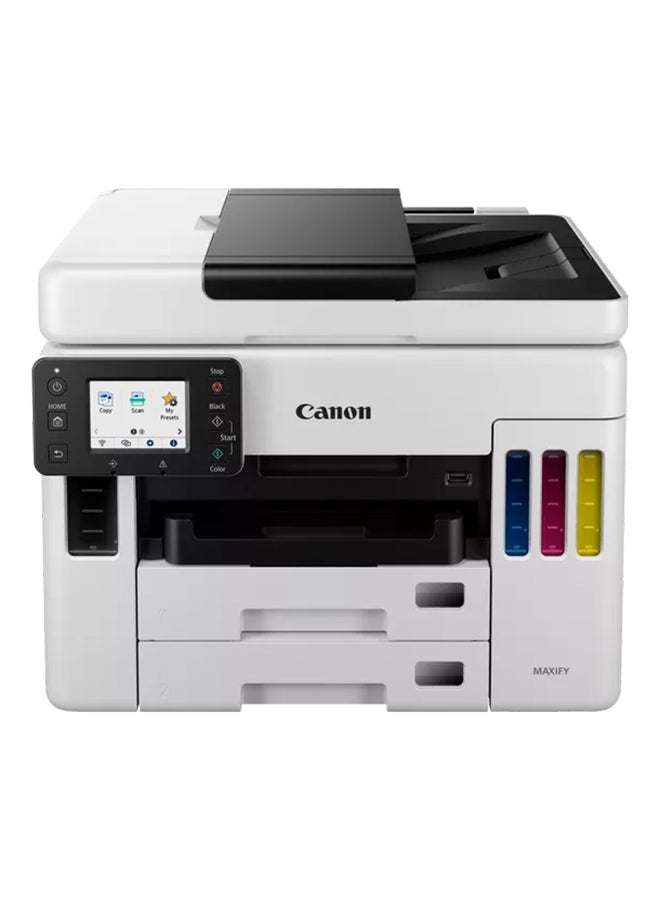 Canon - Wi-Fi Ethernet Print Copy Scan And Cloud Printer White - Image 1