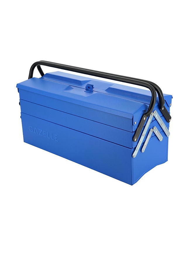 Gazelle - 5 Tray Cantilever Tool Box Blue 20x8x11.4inch - Image 1