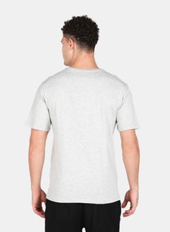 Casual Crew Neck T-Shirt Melange Grey - v1659610109/N48995080V_2