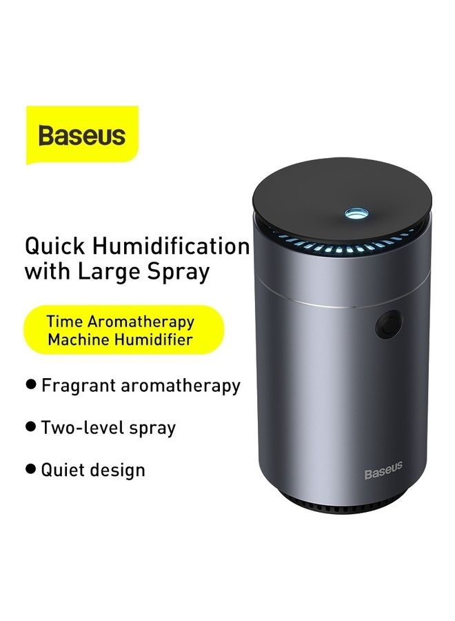 Baseus - Car Aromatherapy Humidifier, USB Essential Oil Diffuser Ultrasonic Car Humidifier Aromatherapy Diffusers with Intermittent/Continuous Mist for Office Travel Home Vehicle DHSG-0G Grey - Image 1