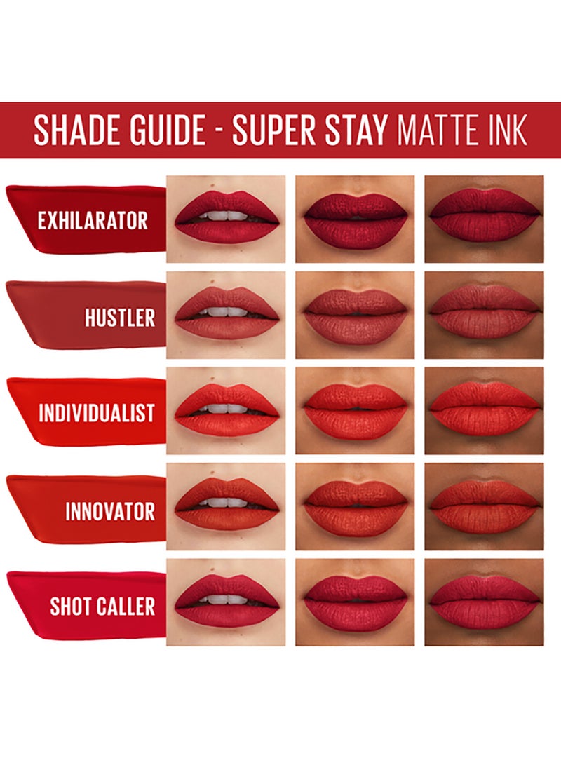 Maybelline New York Superstay Matte Ink Liquid Spiced Lipstick - 325 Shot Caller 325 Shot Caller - v1659615444/N46218986A_8