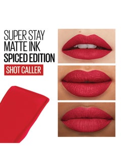 Maybelline New York Superstay Matte Ink Liquid Spiced Lipstick - 325 Shot Caller 325 Shot Caller - v1659615445/N46218986A_4