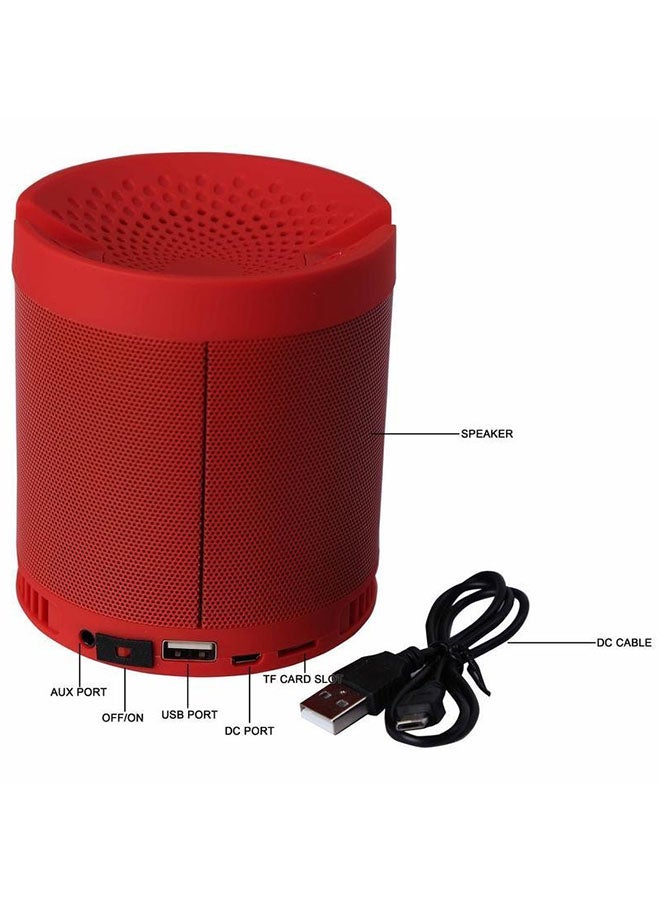 Mini Bluetooth Speaker Red - Image 2