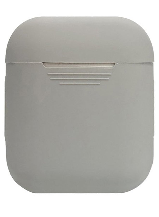 Protecting Case Cover For Apple AirPods Grey - Image 2