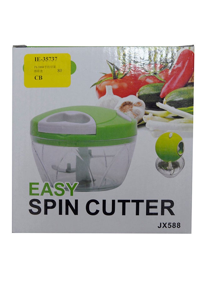 Generic Vegetable Cutter White/Green 2.9x11.8x9.8inch  - Image 2