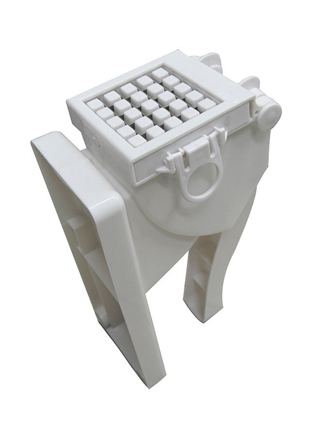 أداة تقطيع البطاطس أصابع أبيض 11x5x5بوصة - Image 1