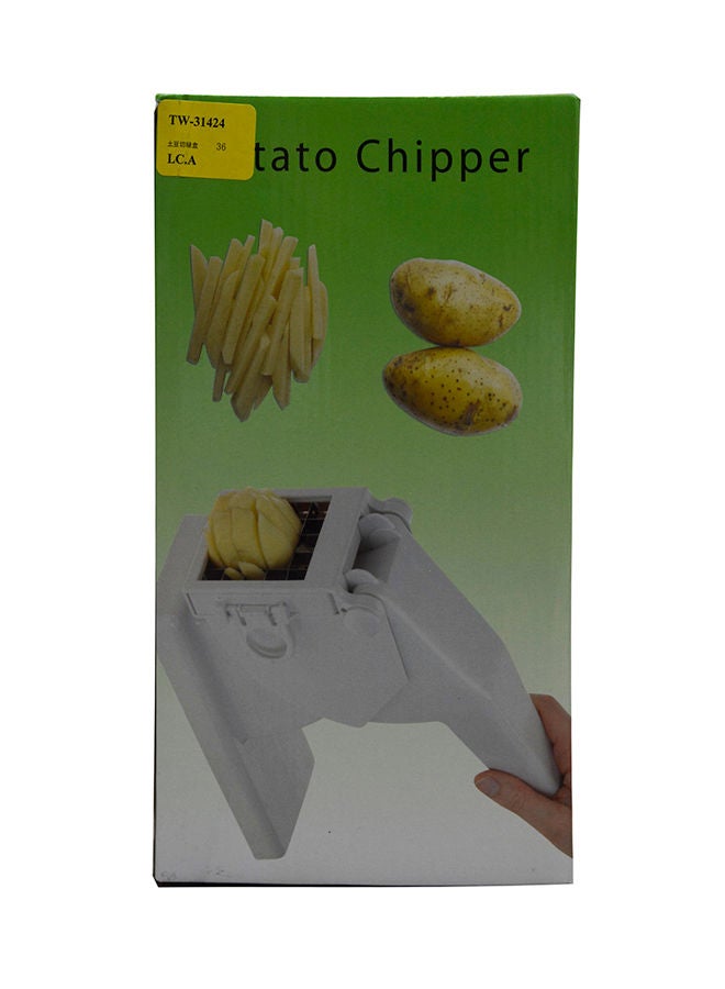 أداة تقطيع البطاطس أصابع أبيض 11x5x5بوصة - Image 2