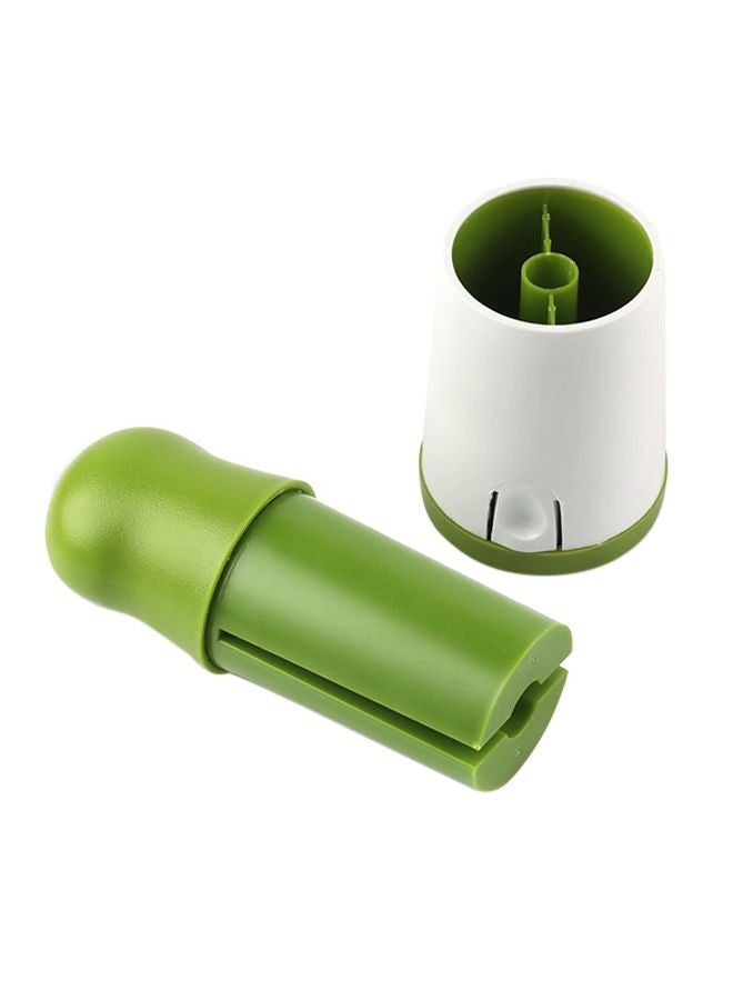 Herb Mill Grinder White/Green 7.5x17.5x7.5cm  - Image 2