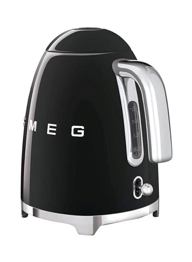 smeg Retro Style Aesthetic Kettle 1.7 L 3000 W KLF03BLUK Black/Silver  - Image 3