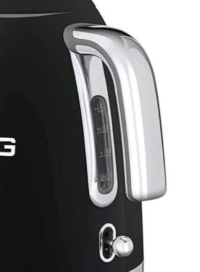 smeg Retro Style Aesthetic Kettle 1.7 L 3000 W KLF03BLUK Black/Silver  - Image 5