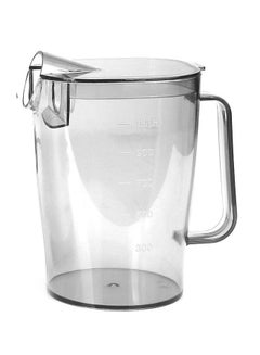 GEEPAS 4-IN-1 Stainless Steel Blender and Juice Extractor, Powerful Motor with 2 Speed Setting and Pulse| 2 L Pulp Container, 1.1 L Juice Cup, 1.5 L Blender Jar 1.5 L 800 W GSB44016 Black/Silver/Clear  - Image 4