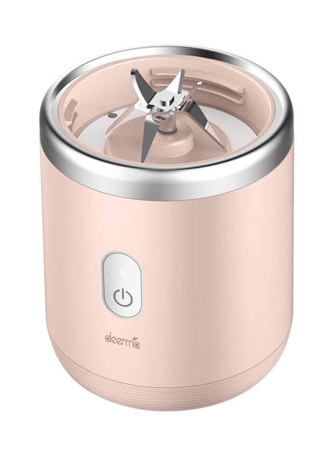 ديرما كوب محمول مع عصارة أوتوماتيكية قابلة لإعادة الشحن بمنفذ USB متعددة المهام 400 ml 140 W DEM-NU05 لون وردي  - Image 3