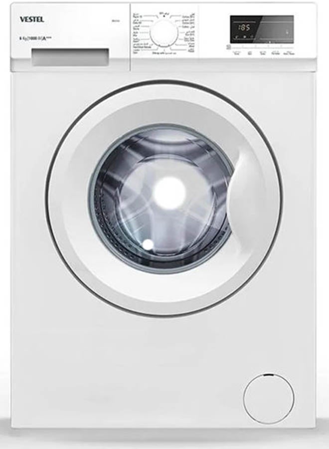 Washing Machine 6 kg 118 kW W 6104 White 