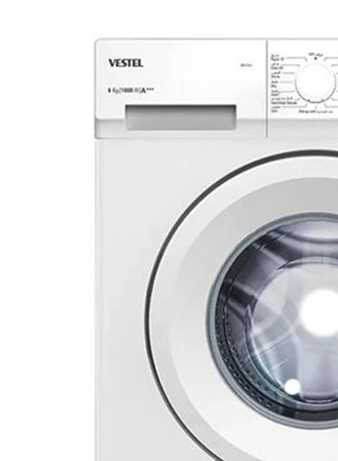 Washing Machine 6 kg 118 kW W 6104 White 
