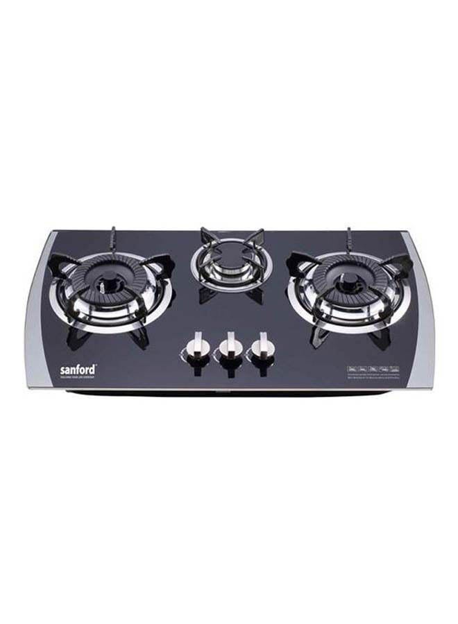 Sanford Glass Triple Burner Gas Hob SF5404GC Black  - Image 1