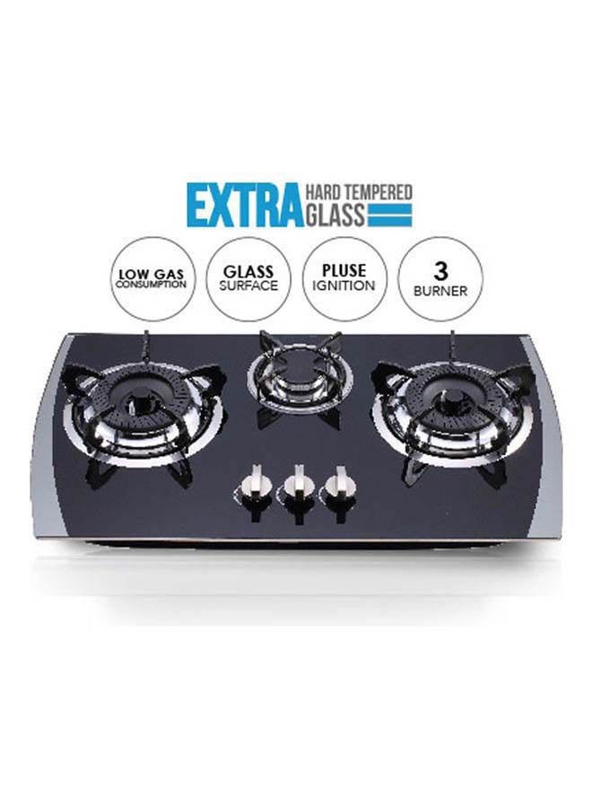Sanford Glass Triple Burner Gas Hob SF5404GC Black  - Image 2