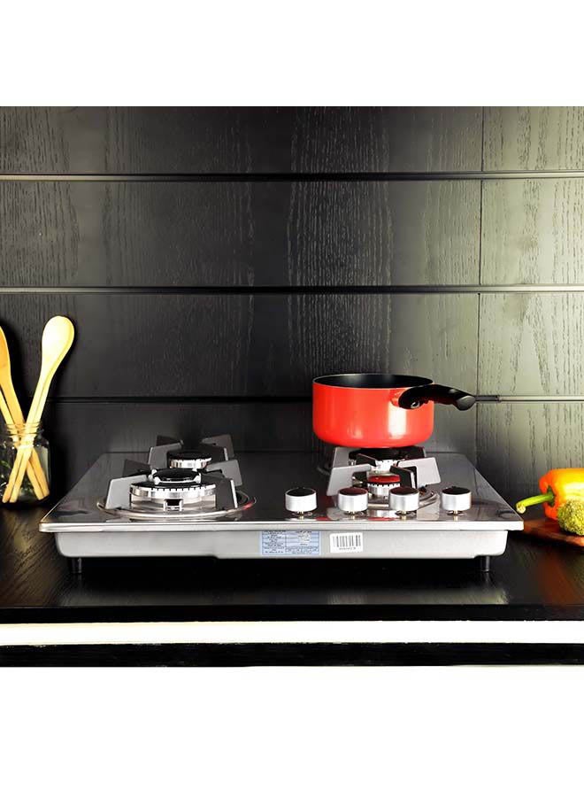 Olsenmark - 2 In 1 Gas Hob OMCH1824 Silver/Black - Image 1