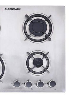 Olsenmark 2 In 1 Gas Hob OMCH1824 Silver/Black  - Image 5