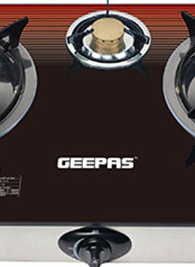 GEEPAS 3-Burner Gas Cooker Size GGC31012 Black/multi color  - Image 4