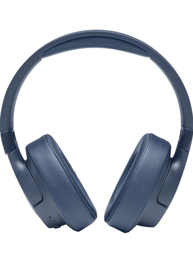 JBL - Tune 710BT Wireless Over Ear Headphones Blue - Image 1
