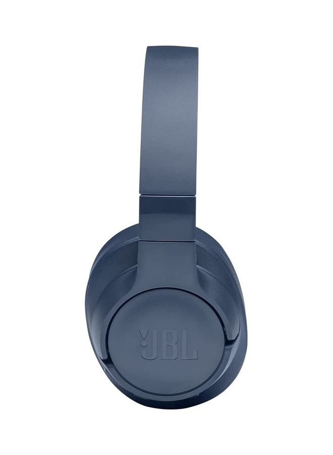 JBL - Tune 710BT Wireless Over Ear Headphones Blue - Image 1