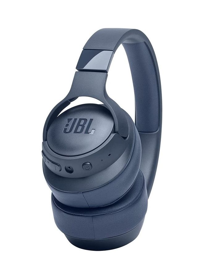 JBL - Tune 710BT Wireless Over Ear Headphones Blue - Image 1