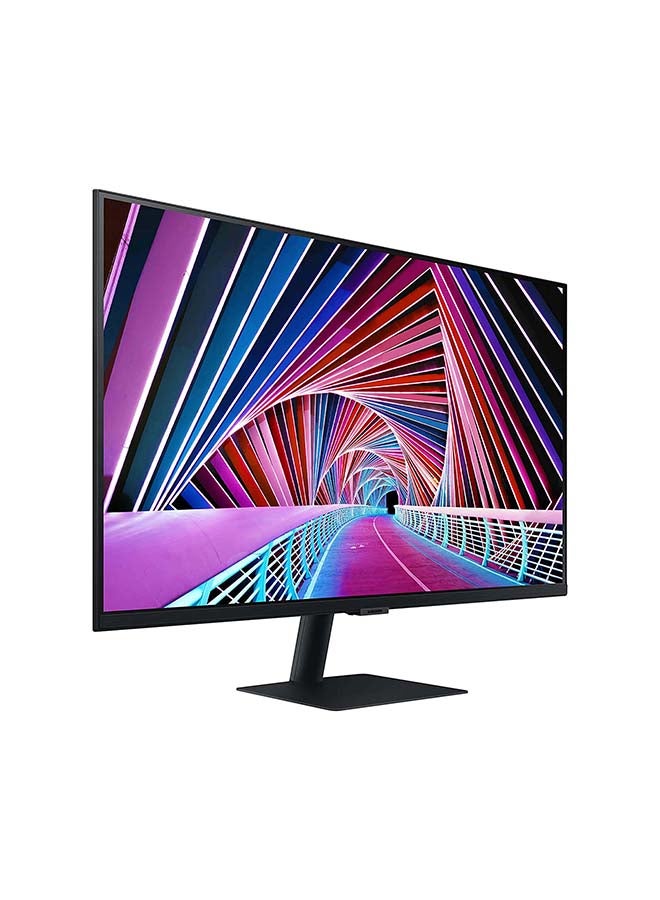 Samsung - 32 Inch 4K UHD Monitor, Computer Monitor, Wide Monitor, HDMI Monitor HDR 10 (1 Billion Colors), 3 Sided Borderless Design, TUV-Certified Intelligent Eye Care, S70A Black - Image 1