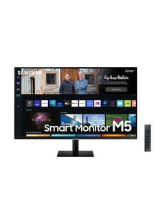 32 Inch Smart Monitor 32BM500 FHD Flat Monitor With Smart TV Experience, Remote And Speaker, Wired & Wireless Connectivity With Mobile, Laptop, PC, WIFI & Bluetooth Black