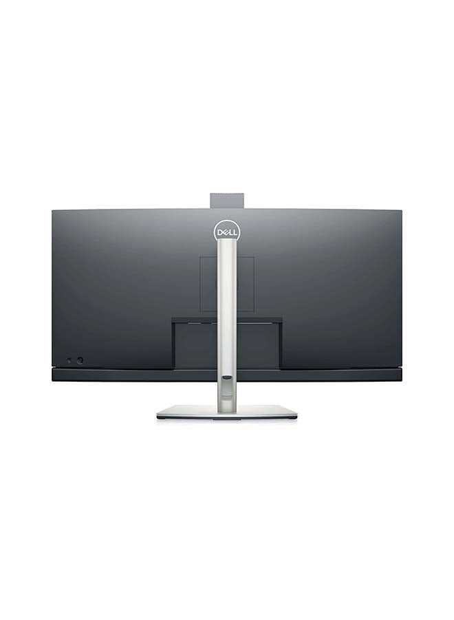 DELL - Video Conferencing 34'' WQHD IPS Curved Monitor, 3440x1440 Resolution, 60Hz Refresh Rate, 5 ms / 8ms Response Time, 21:9 Aspect Ratio, USB 3.2, LED, HDMI, Displayport| C3422WE Silver - Image 1