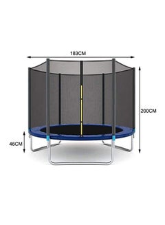 6-Feet Mini Jumping Trampoline For Children Outdoor Play 183X183X200cm - v1659692046/N23610315A_5