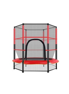 Megastar Indoor And Outdoor Jumper Portable 5.5ft Trampoline With Safety Net ‎For Secure Fun Time 140X140X160cm  - Image 1