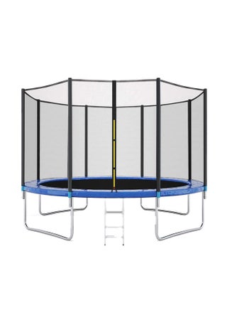 Outdoor 10ft Trampoline With Safety Enclosure Net And Ladder 305X305X246cm - v1659692057/N35525591A_1