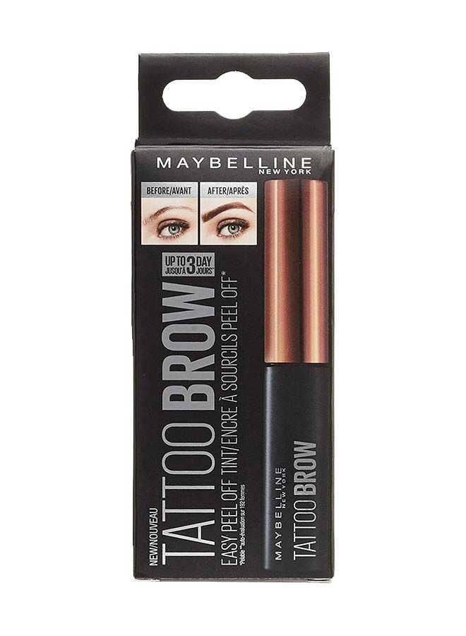 MAYBELLINE NEW YORK - Brow Tattoo Peel Off Tint Medium Brown - Image 1