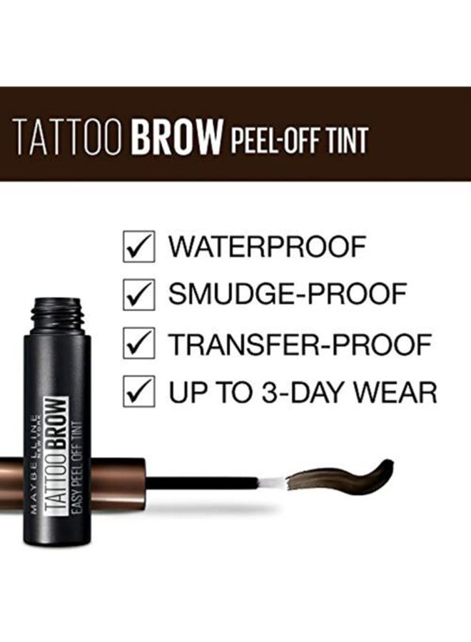 MAYBELLINE NEW YORK - Brow Tattoo Peel Off Tint Medium Brown - Image 1