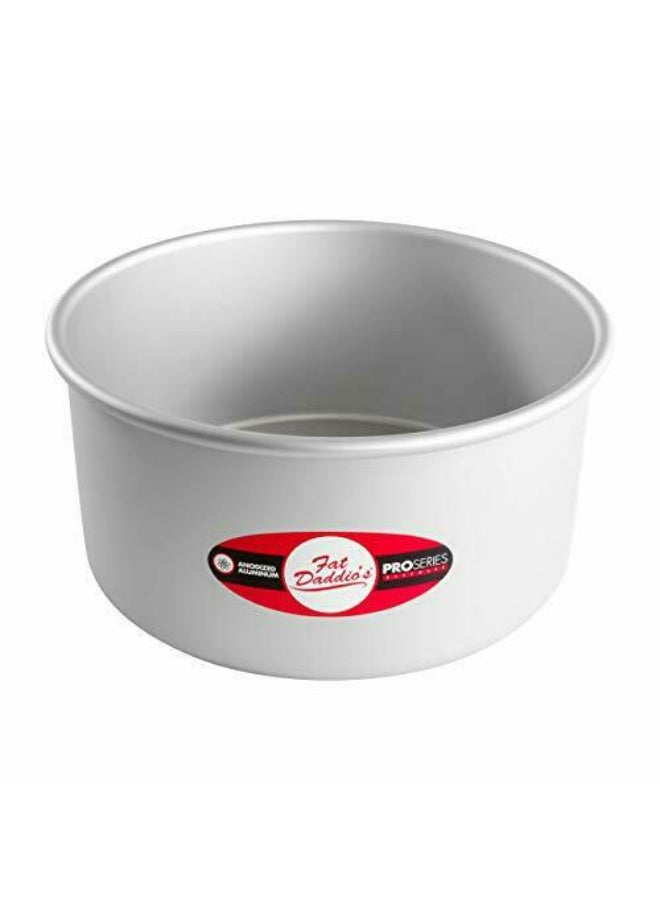 فات داديوز صينية مستديرة لخبز الكيك فضي 8x4بوصة - Image 1