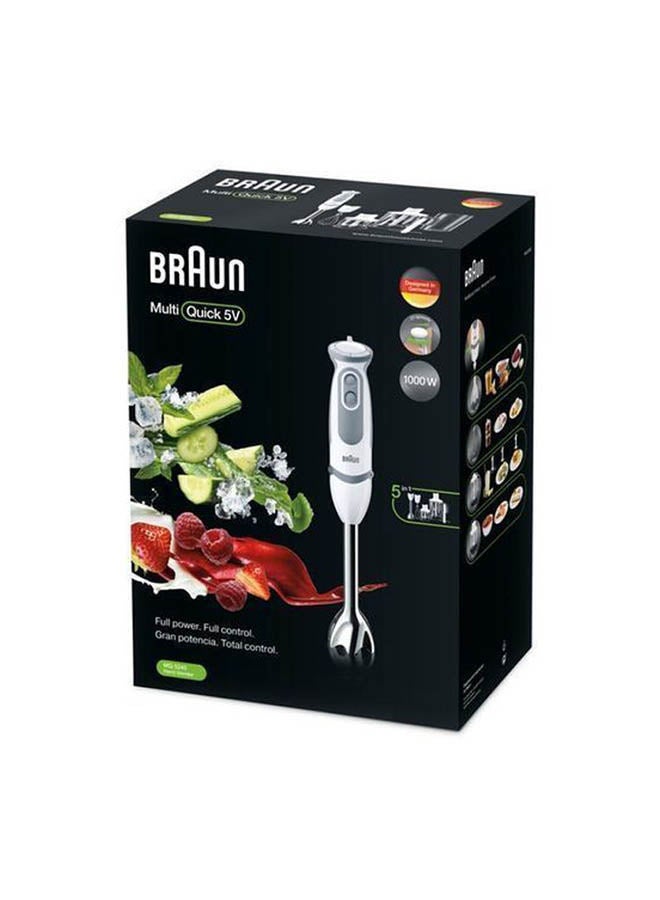 BRAUN - Multiquick 5 Hand Blender-Mq5245 MQ5245 White - Image 1