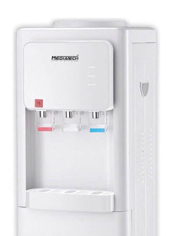 Mediatech - Water Dispenser with referigerator 2 Taps Cold and hot MT-WD2524R Silver - Image 1