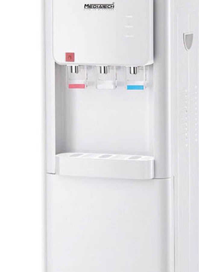 Mediatech - Water Dispenser with referigerator 2 Taps Cold and hot MT-WD2524R Silver - Image 1