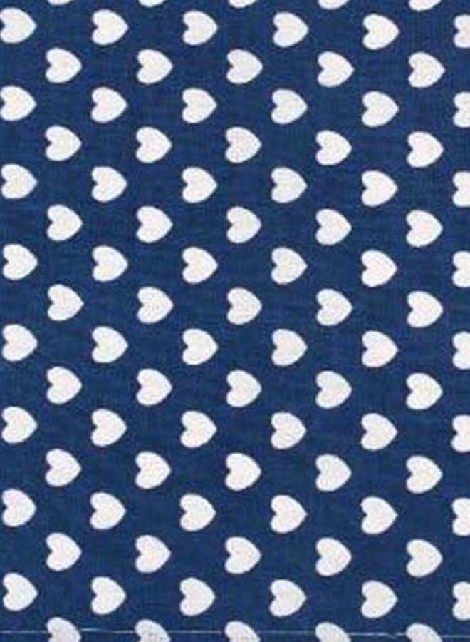 DECOREK Printed Rectangular Linen Table Mat Royal Blue/White 30 x 40cm - Image 3